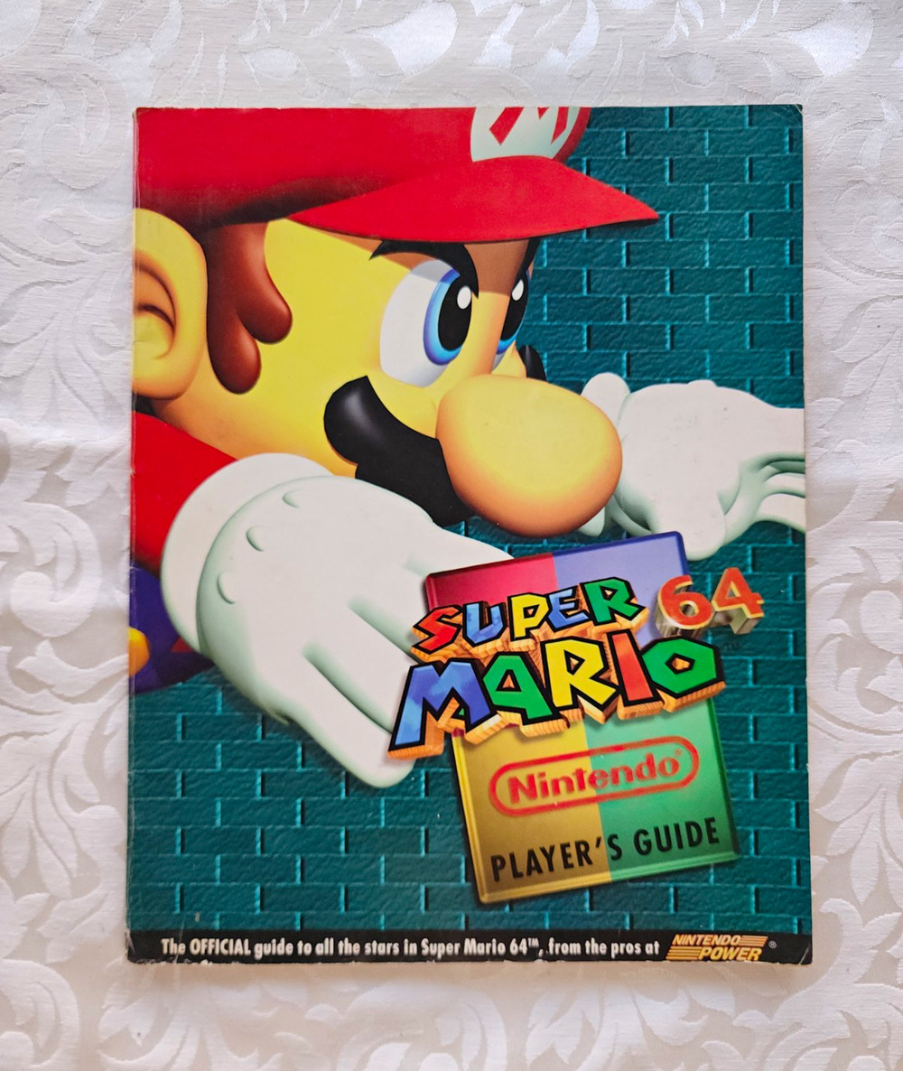Nintendo Power Super Mario 64 Strategy Guide Illustrated 1996 Mario Toad Goomba